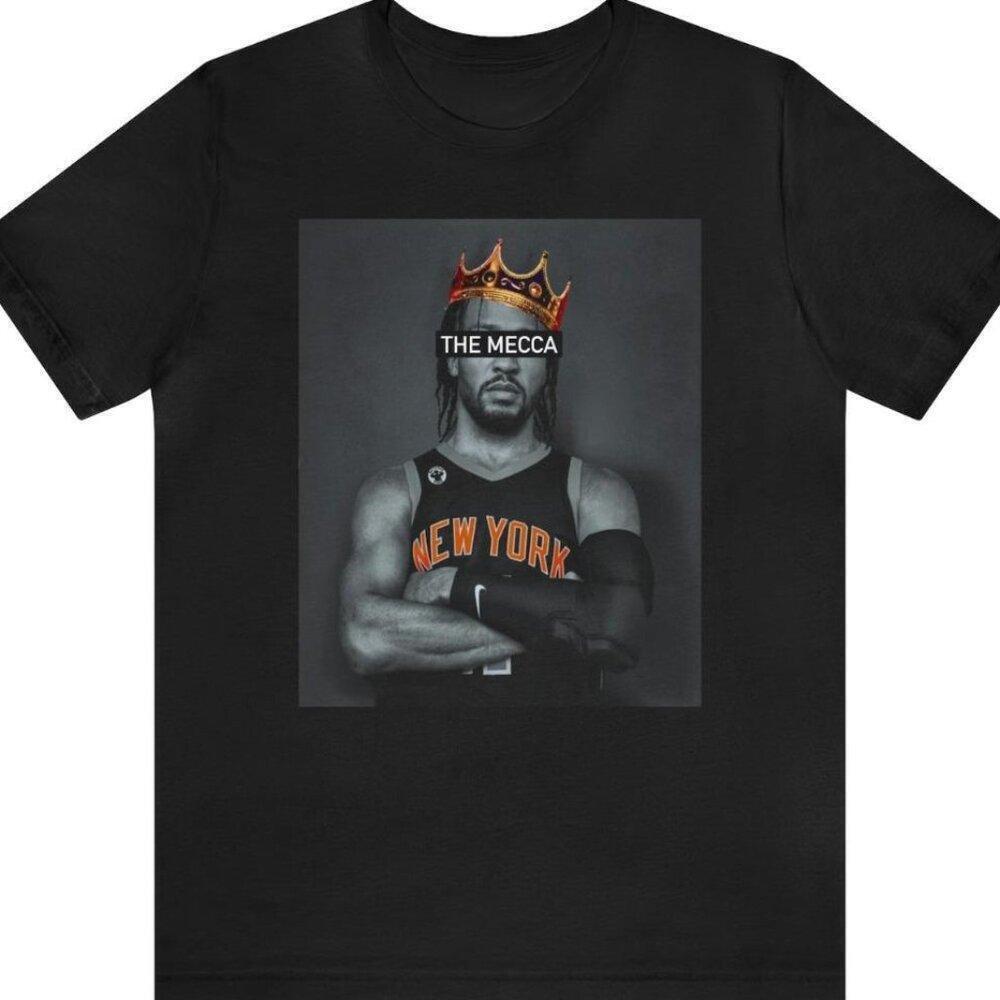 Jalen Brunson Knicks Shirt, King Of New York Basketball Fan Graphic Tee
